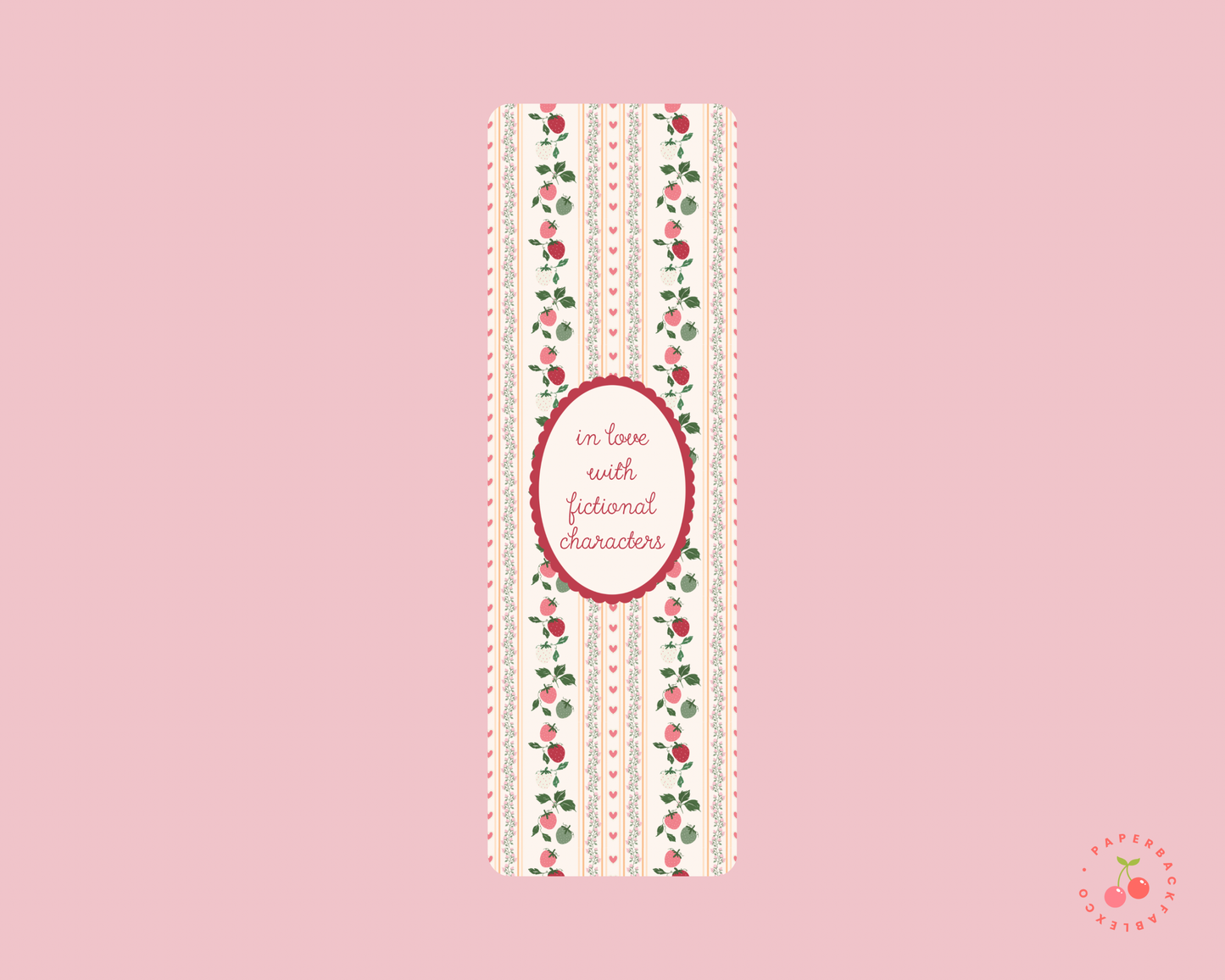 In Love With Fictional Characters - Bookmarks