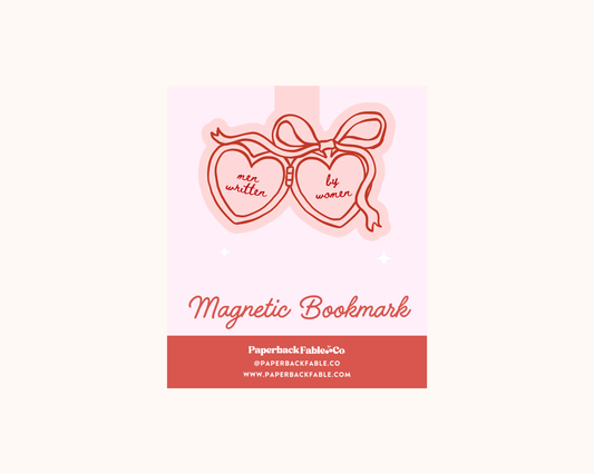 Men Written By Women Locket - Magnetic Bookmark