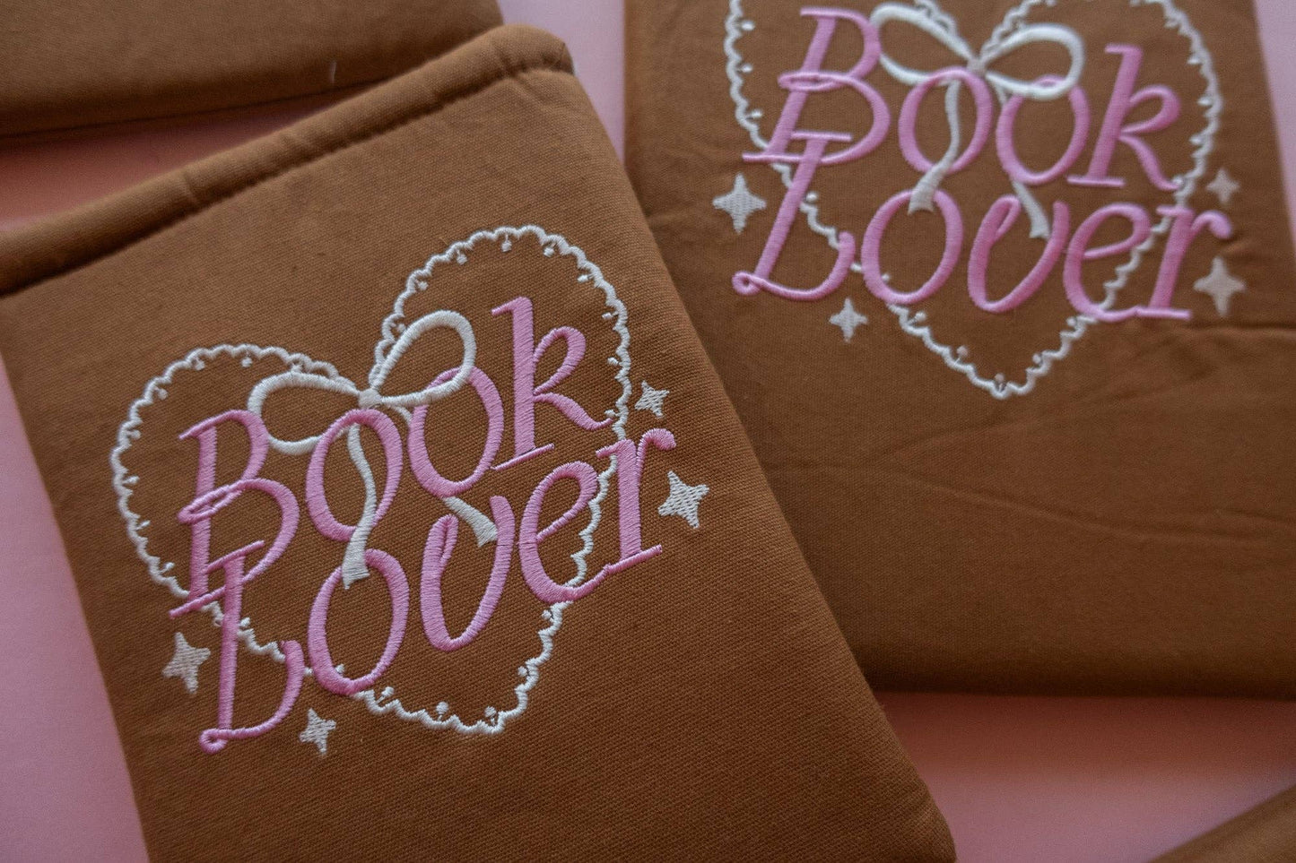 Book Lover Embroidered Book/Kindle Sleeve