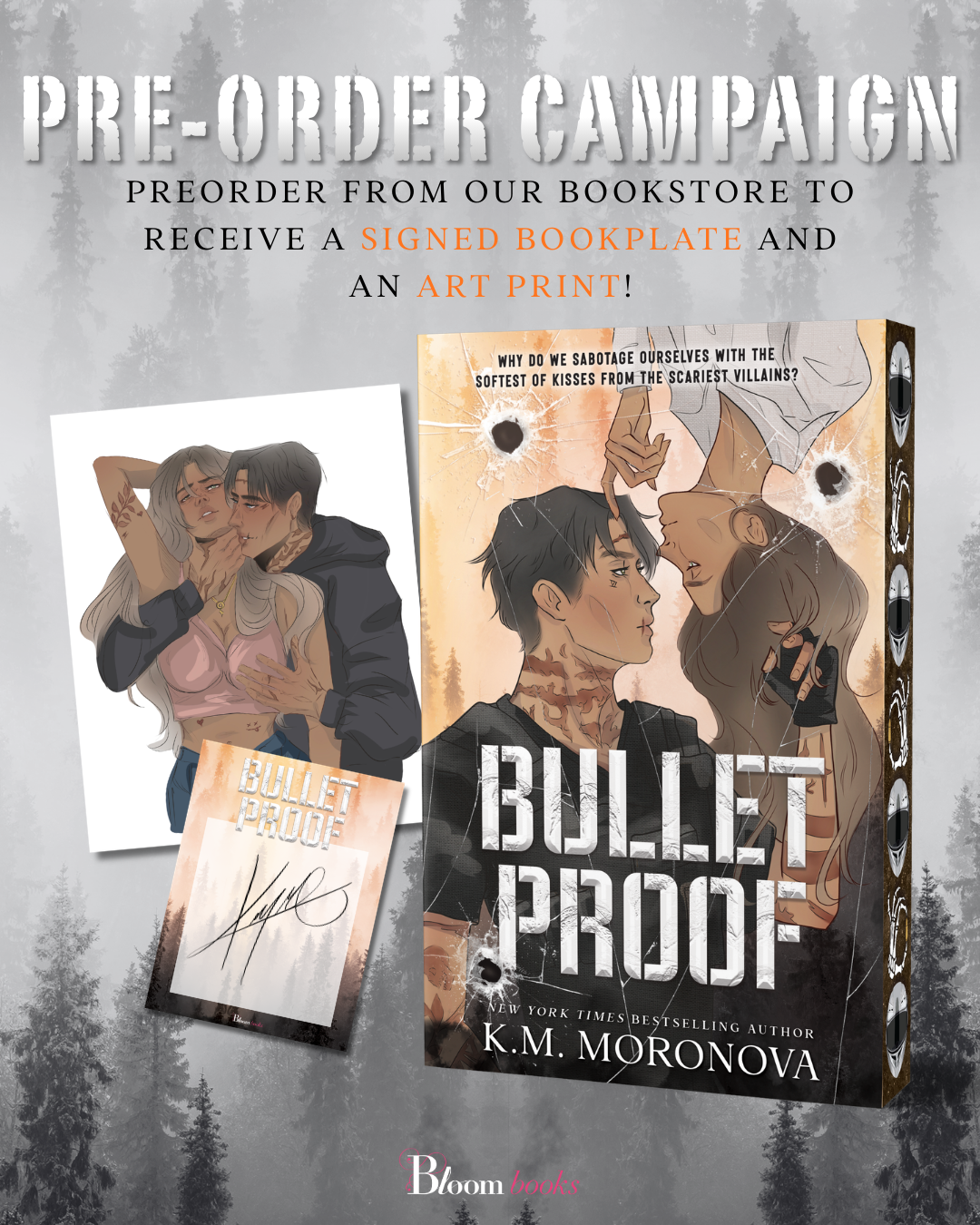 PREORDER BULLETPROOF by K.M. Moronova (Deluxe Edition)