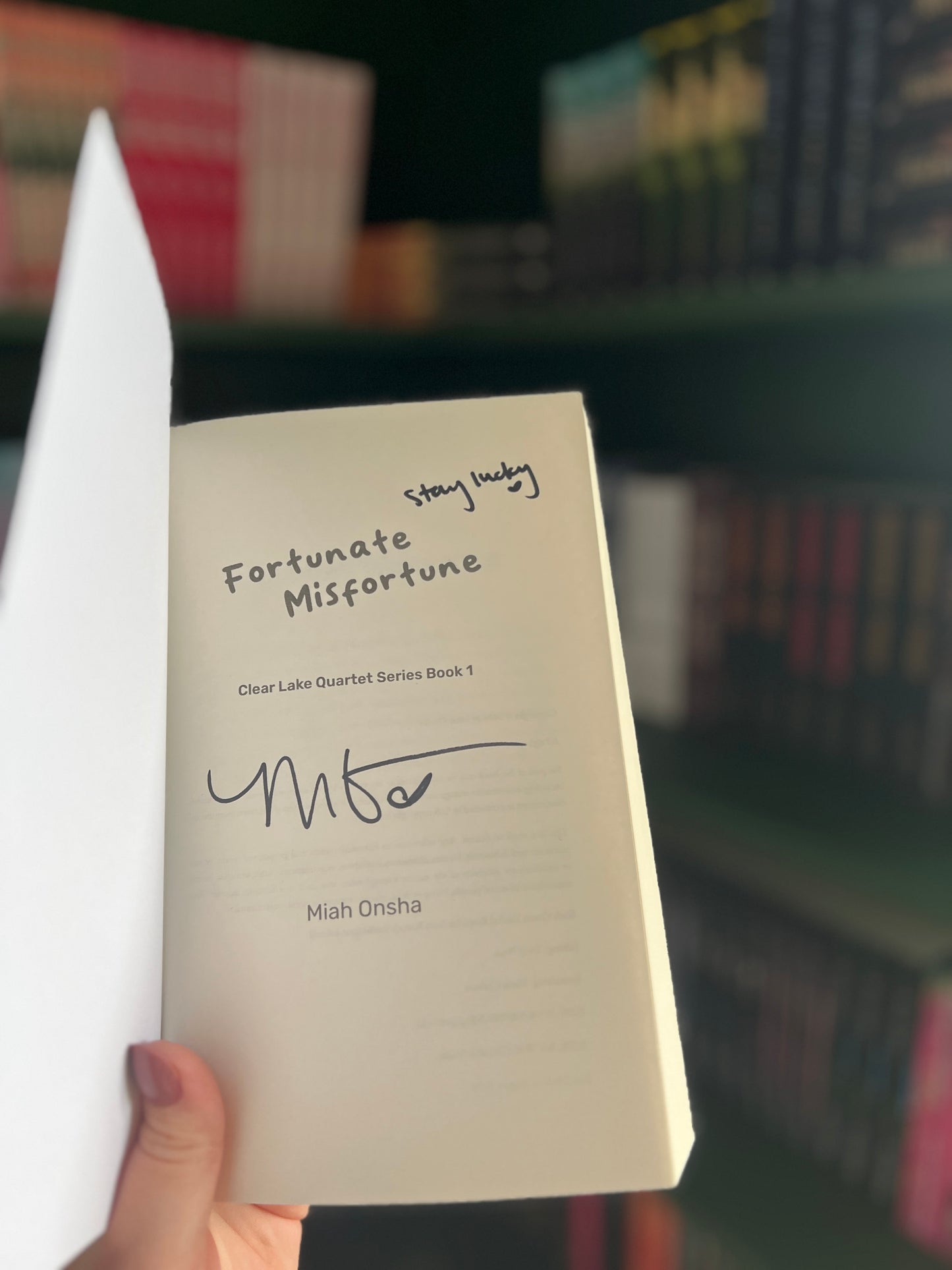 Fortunate Misfortune by Miah Onsha