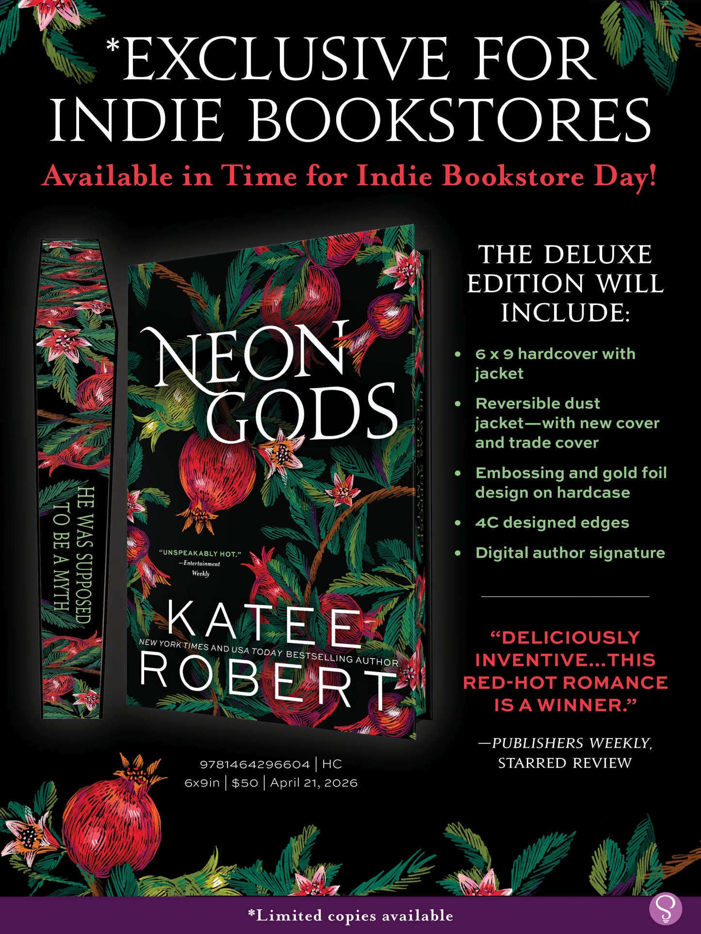 PREORDER Neon Gods by Katee Robert (Indie Bookstore Deluxe Edition)